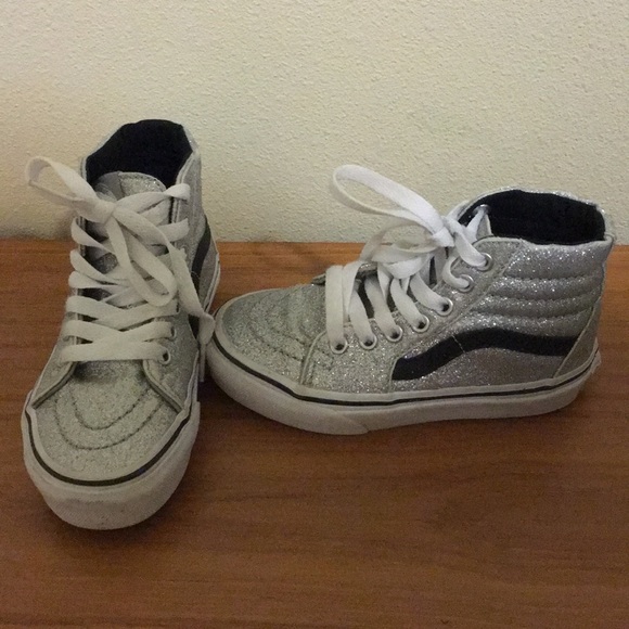 little girl high top vans